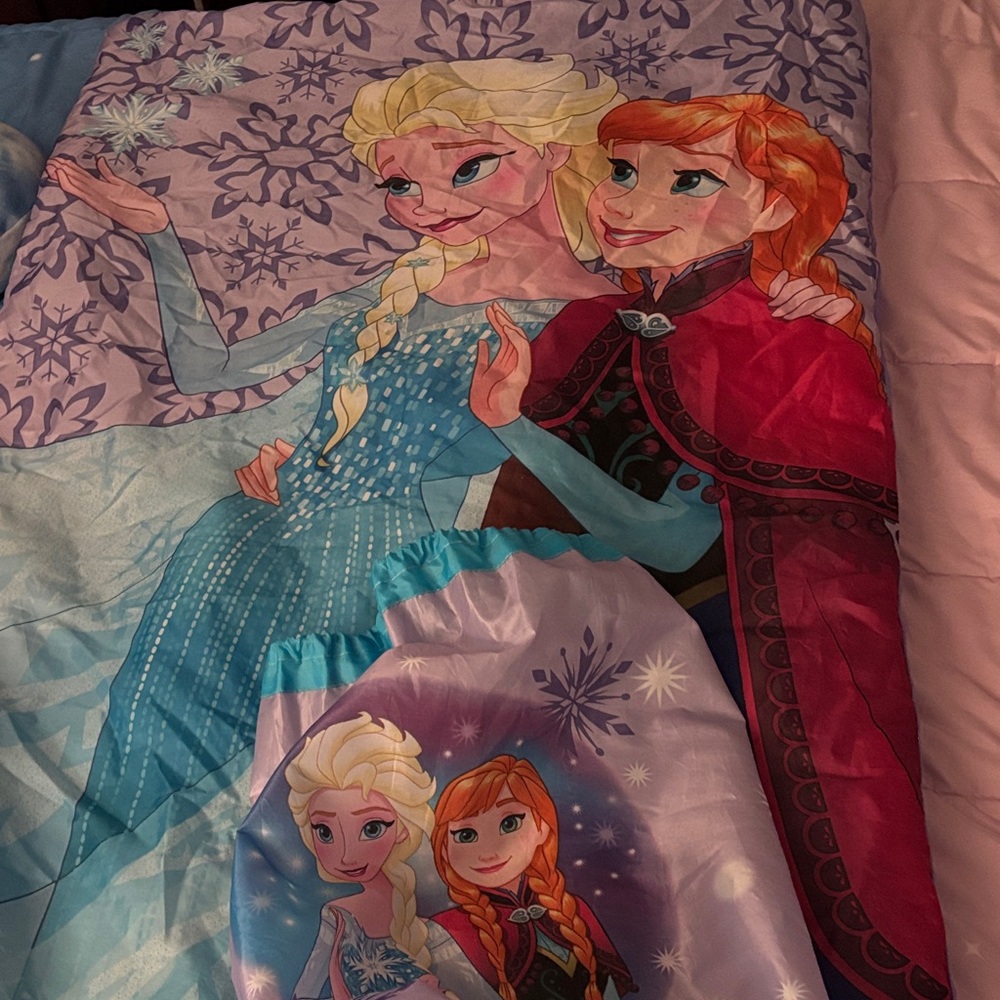 Frozen Themed sleeping bag